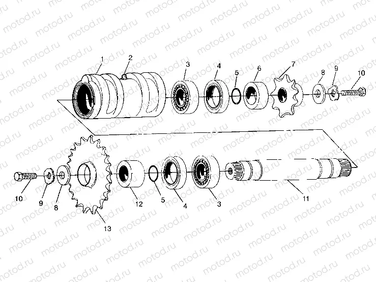 CENTER TIGHTENER ASSEMBLY SWEDISH 4x4 400L S948140 (4926912691B014) | CENTER TIGHTENER ASSEMBLY SWEDISH 4x4 400L S948140 (4926912691B014)