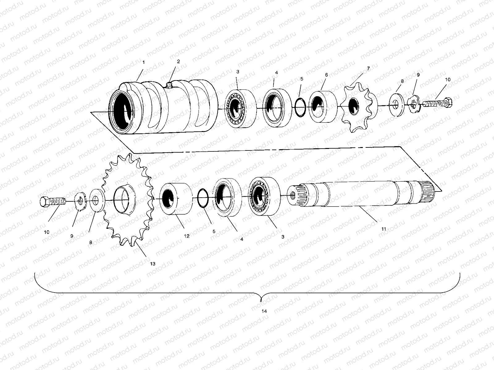 CENTER TIGHTENER ASSEMBLY - W958144 (4926862686c001) | CENTER TIGHTENER ASSEMBLY - W958144 (4926862686c001)
