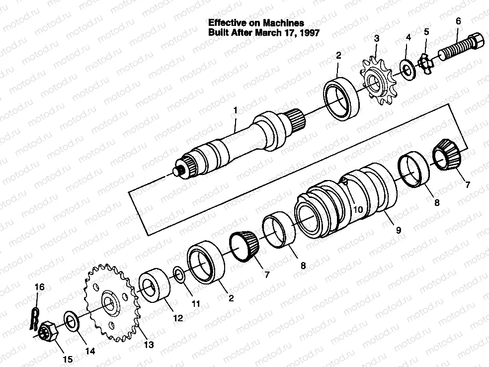 CENTER TIGHTENER BIG BOSS 6X6 400L W97AE38A and NORWEGIAN BIG BOSS 6X6 400L (4940814081C03A) | CENTER TIGHTENER BIG BOSS 6X6 400L W97AE38A and NORWEGIAN BIG BOSS 6X6 400L (4940814081C03A)