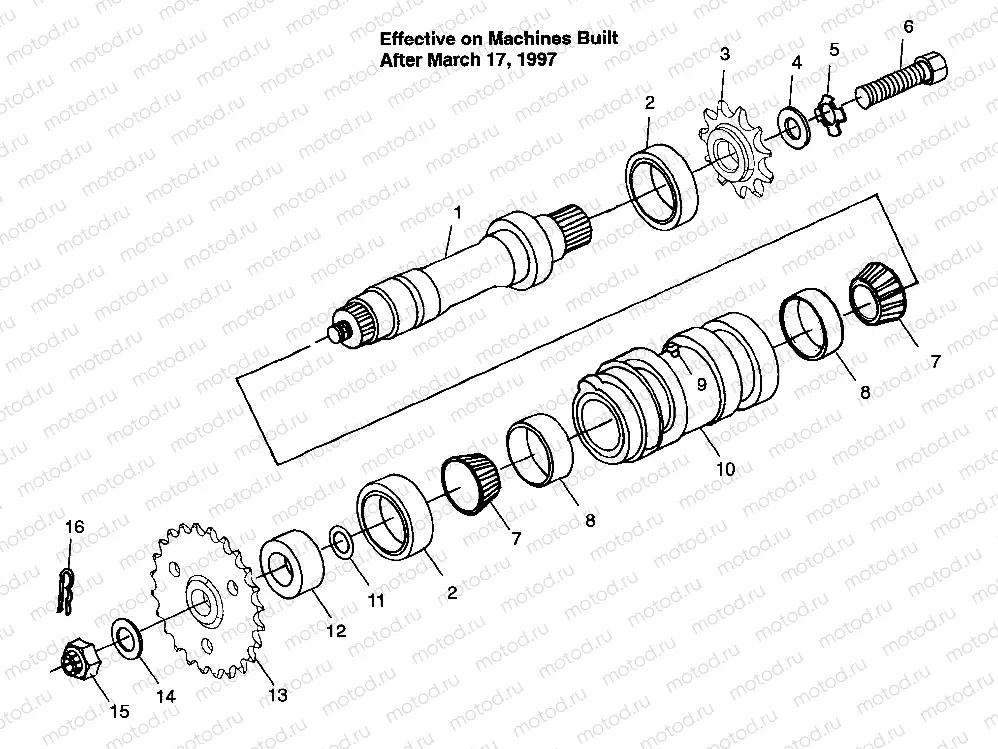 CENTER TIGHTENER Sportsman 400L W97AC38C (4939673967B014) | CENTER TIGHTENER Sportsman 400L W97AC38C (4939673967B014)