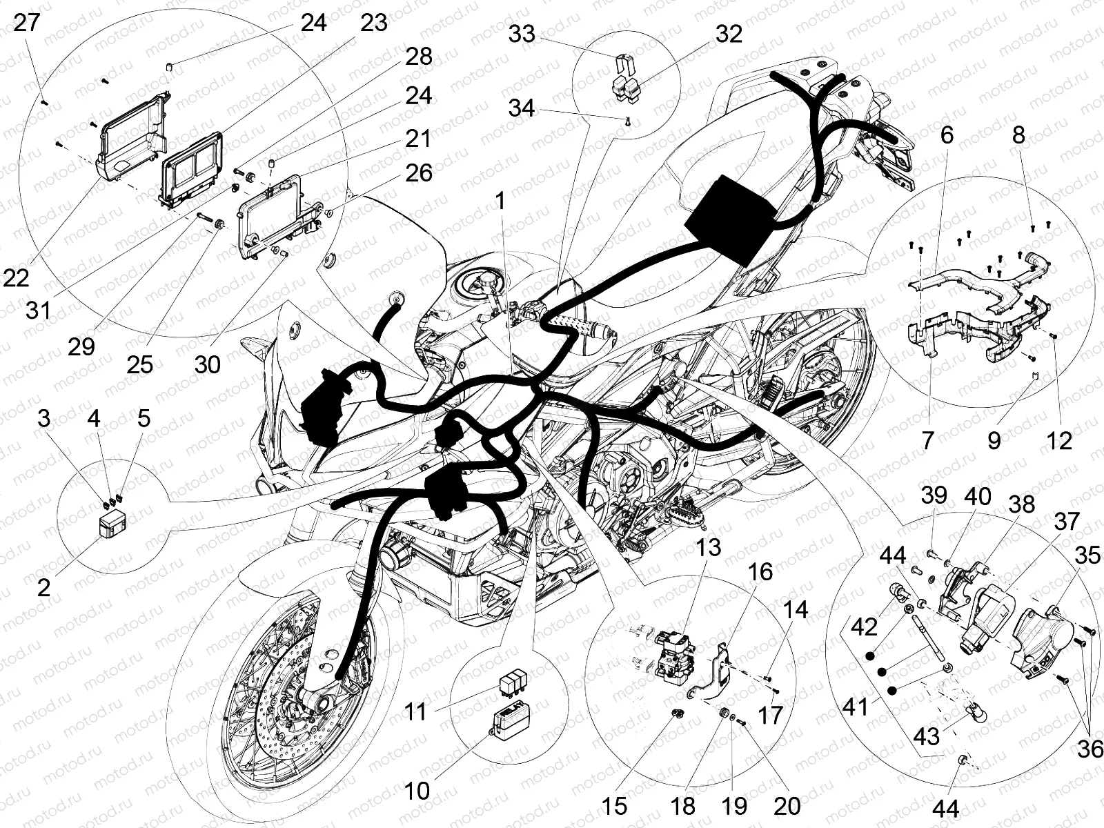 Central electrical system