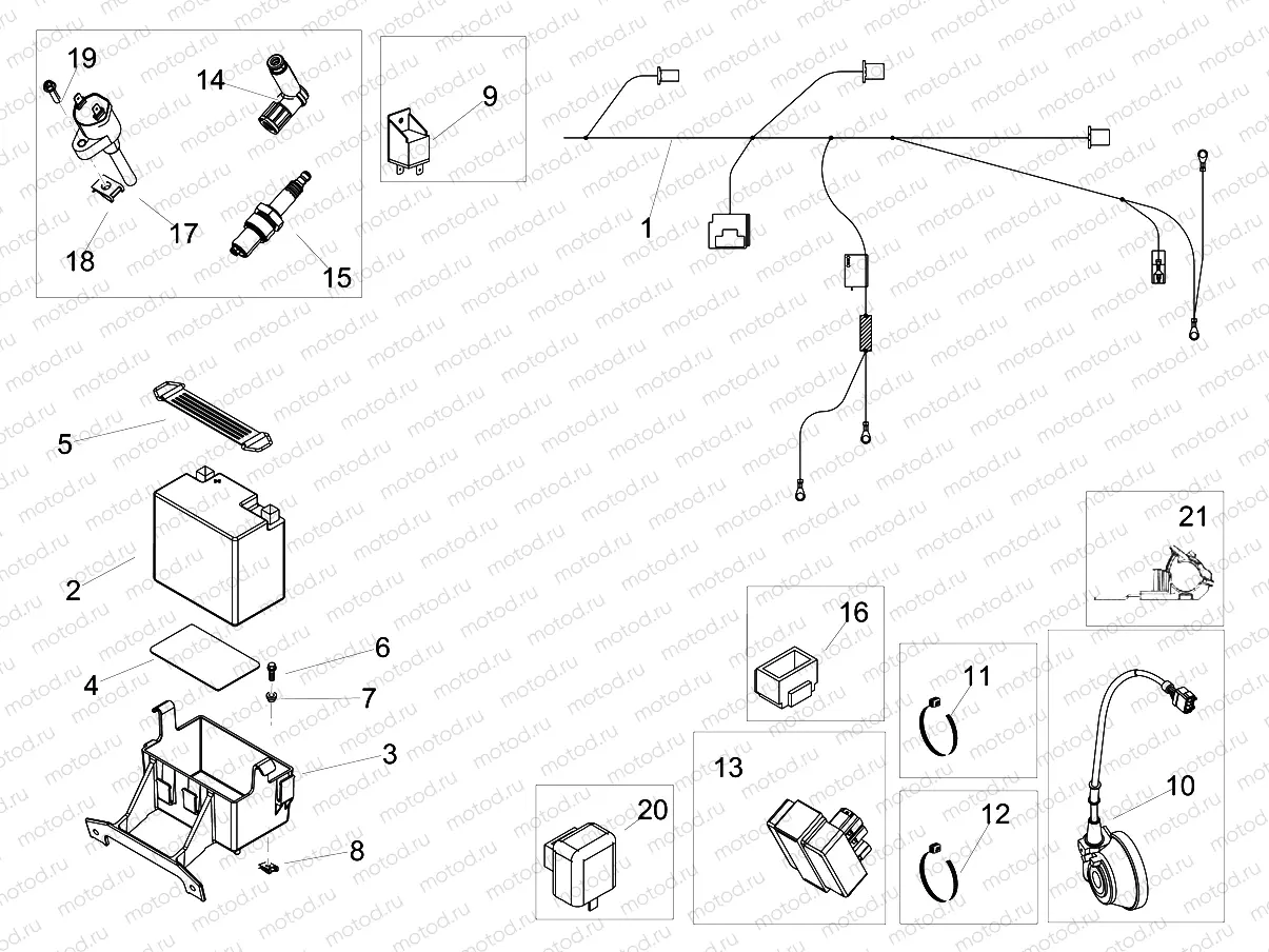Central electrical system