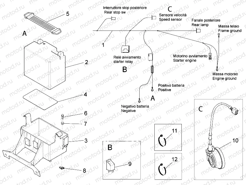 Central electrical system