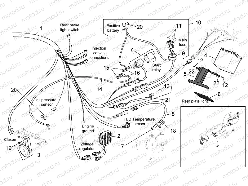 Central electrical system