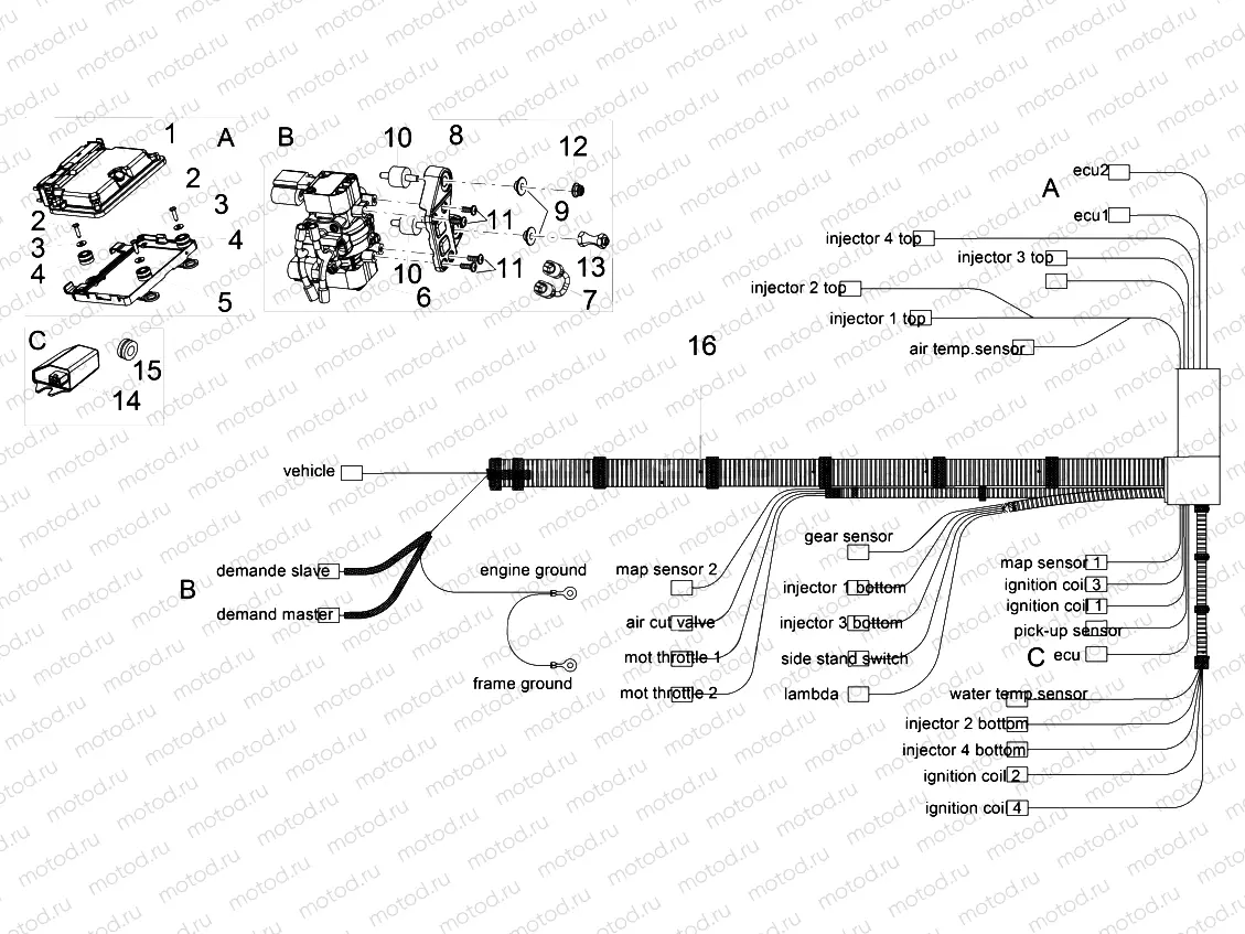 Central electrical system