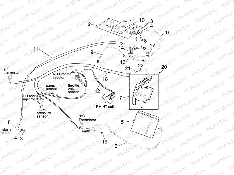 Central electrical system