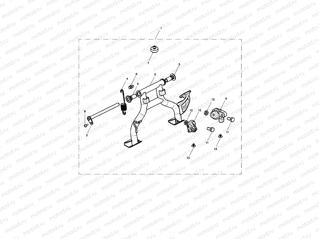 Centrestand Kit - > 763041