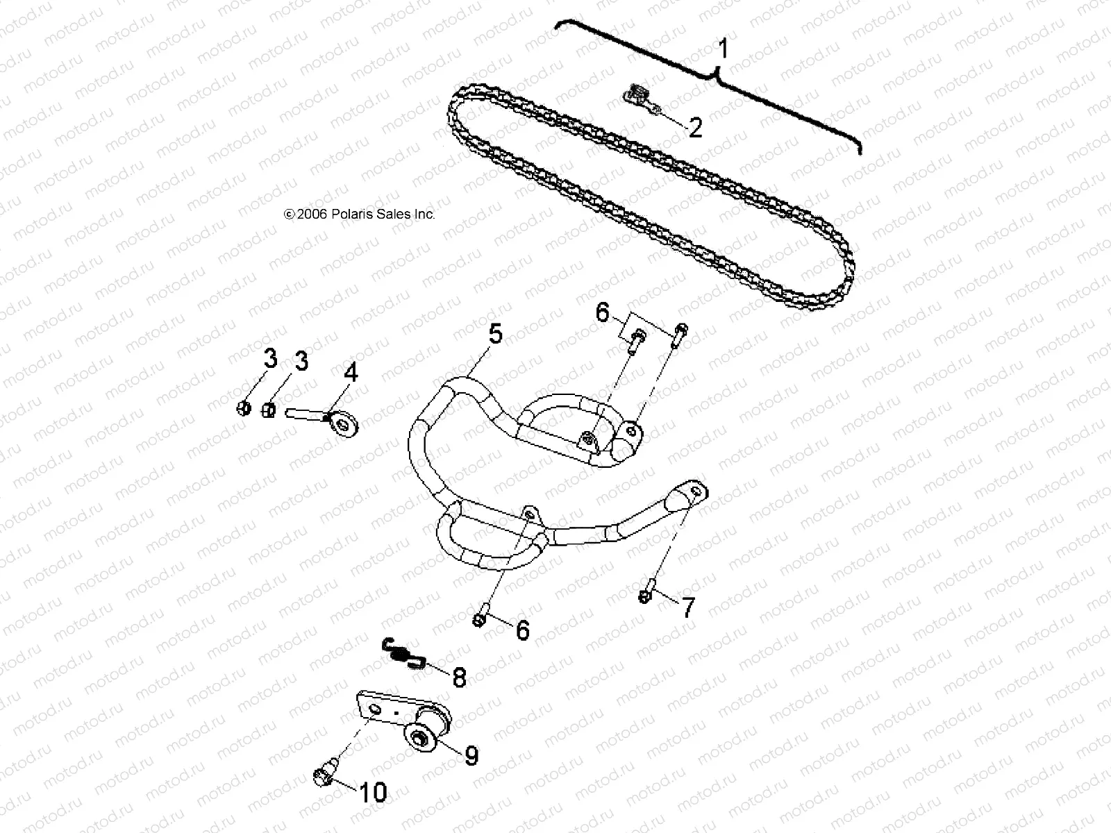 CHAIN - A07FA09AA/AB (49ATVCHAIN07OTLW90) | CHAIN - A07FA09AA/AB (49ATVCHAIN07OTLW90)
