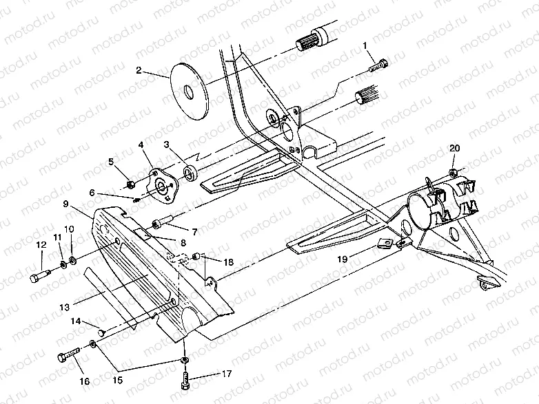 CHAIN COVER ASSEMBLY 4X4 350L S938139 (4924342434029A) | CHAIN COVER ASSEMBLY 4X4 350L S938139 (4924342434029A)