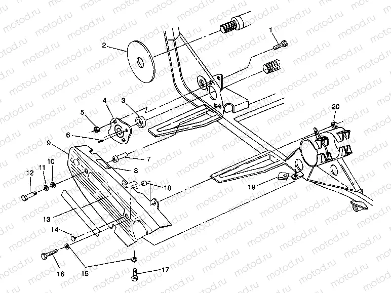 CHAIN COVER ASSEMBLY 4X4 350L W938139 (4924052405029A) | CHAIN COVER ASSEMBLY 4X4 350L W938139 (4924052405029A)