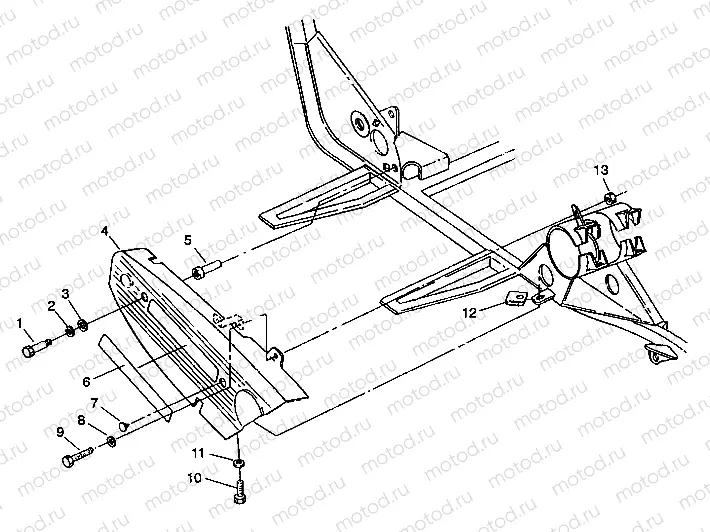 CHAIN COVER ASSEMBLY 6X6 350L W938739 (4924062406035A) | CHAIN COVER ASSEMBLY 6X6 350L W938739 (4924062406035A)
