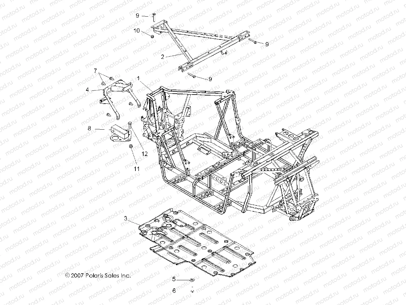 CHASSIS and MAIN FRAME - R08VH76AD/AG (49RGRFRAME08VISTA) | CHASSIS and MAIN FRAME - R08VH76AD/AG (49RGRFRAME08VISTA)