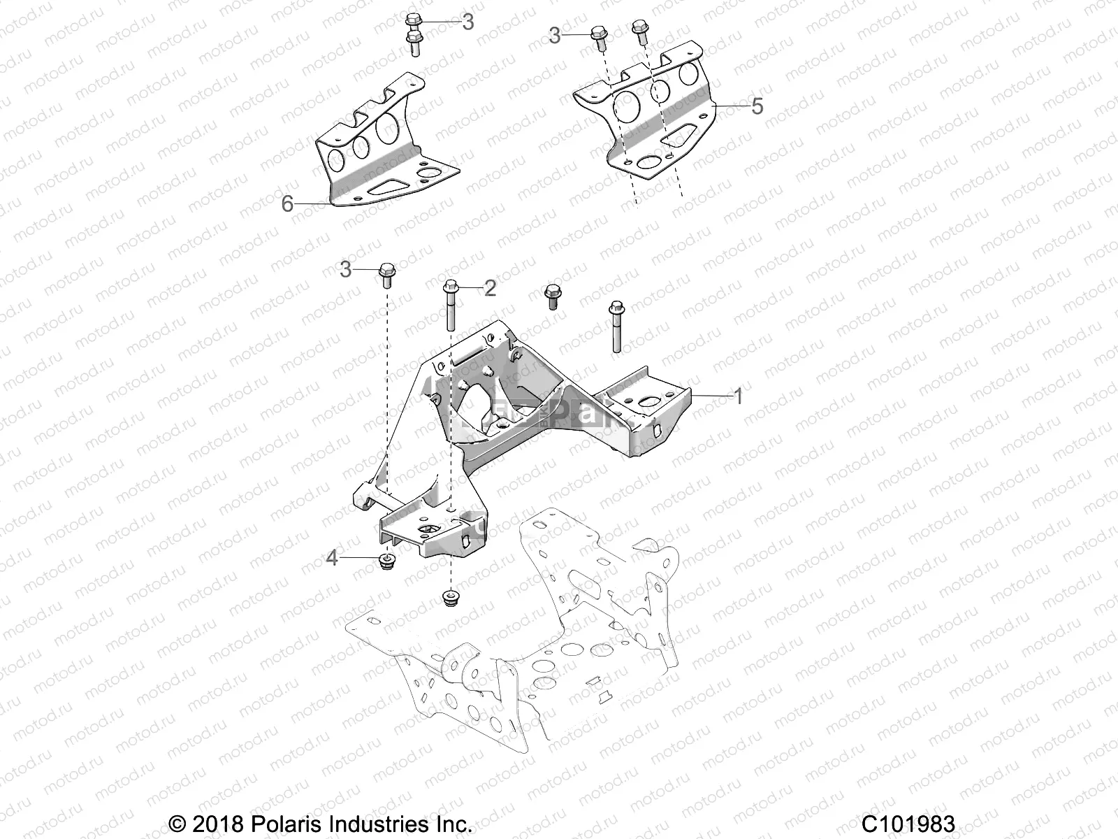 CHASSIS | CHASSIS, BULKHEAD and FRONT CAB SUPPORT - A21SXV95AG/CAG (C101983)