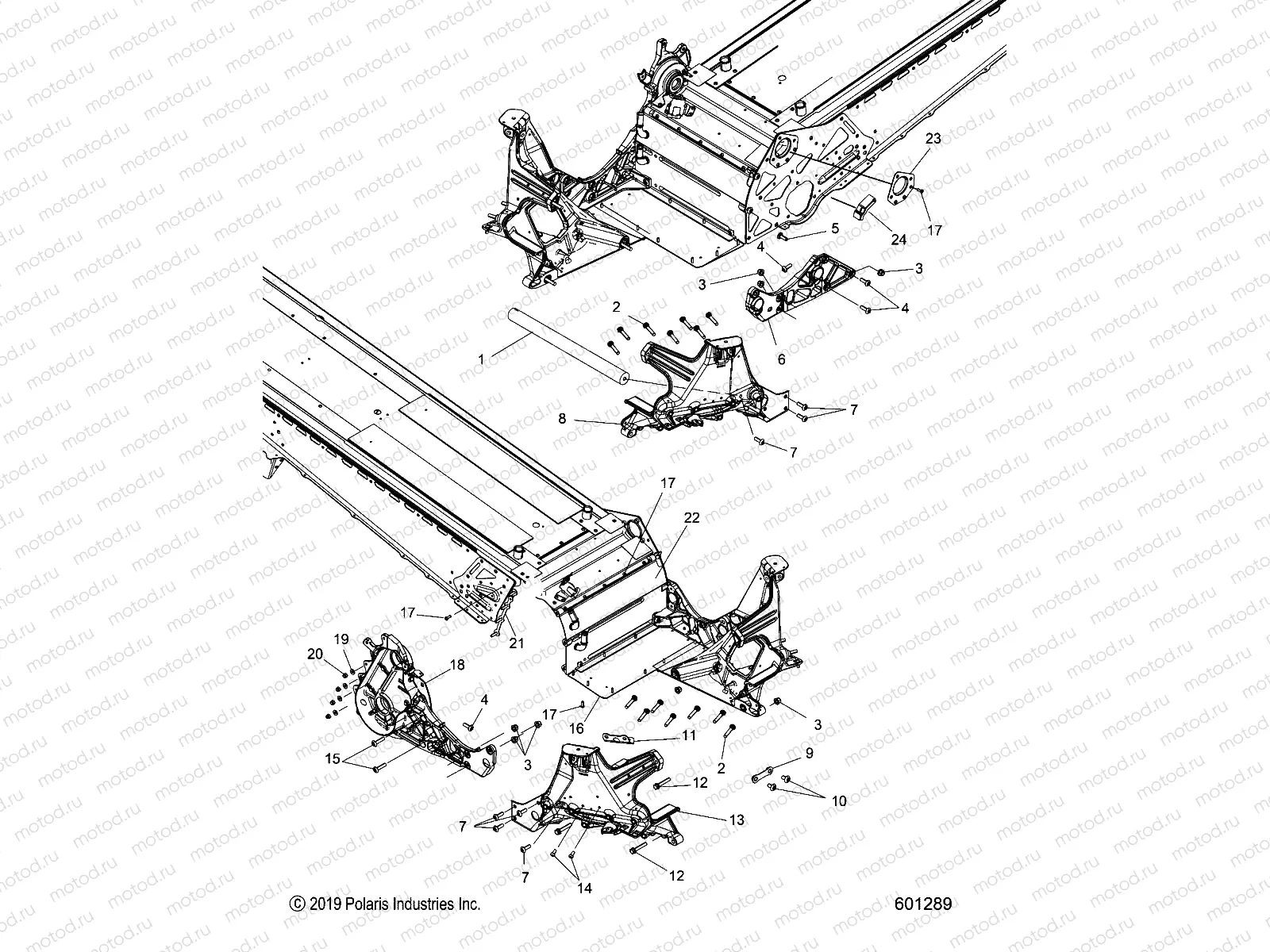 CHASSIS | CHASSIS, BULKHEAD ASM. - S20EFS8PS ALL OPTIONS (601289)