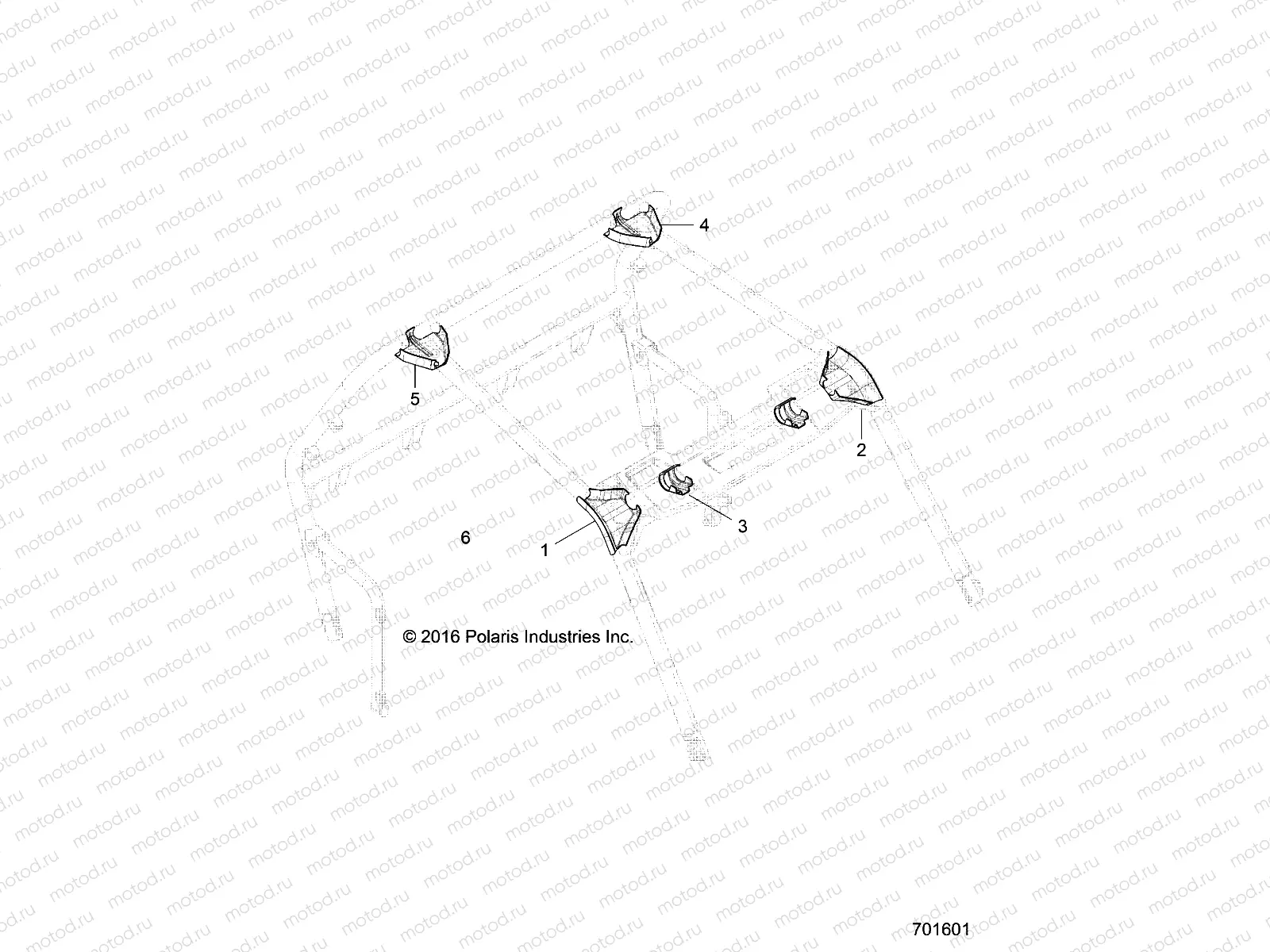 CHASSIS | CHASSIS, CAB FRAME ACCESORIES- Z19VBS99C2/CM (701601)