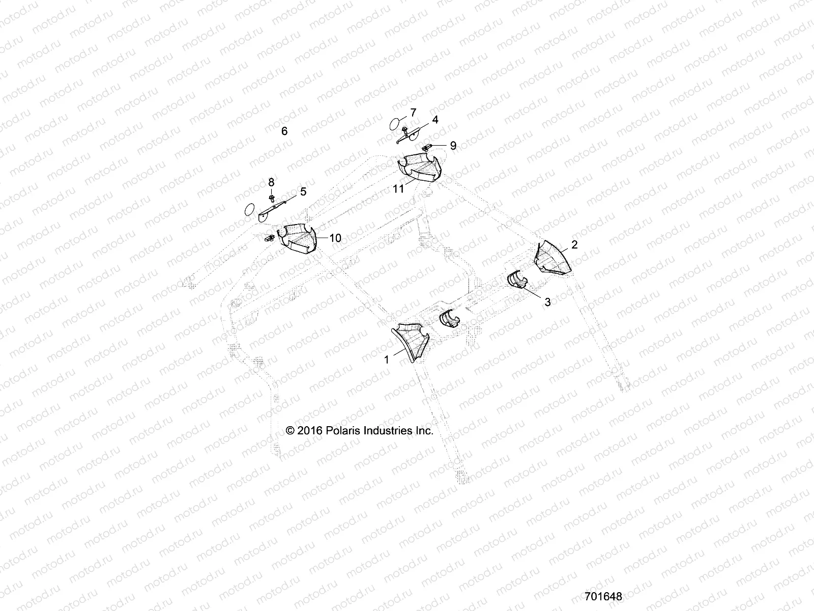 CHASSIS | CHASSIS, CAB FRAME ACCESSORIES - Z20NAS99CC (701648)