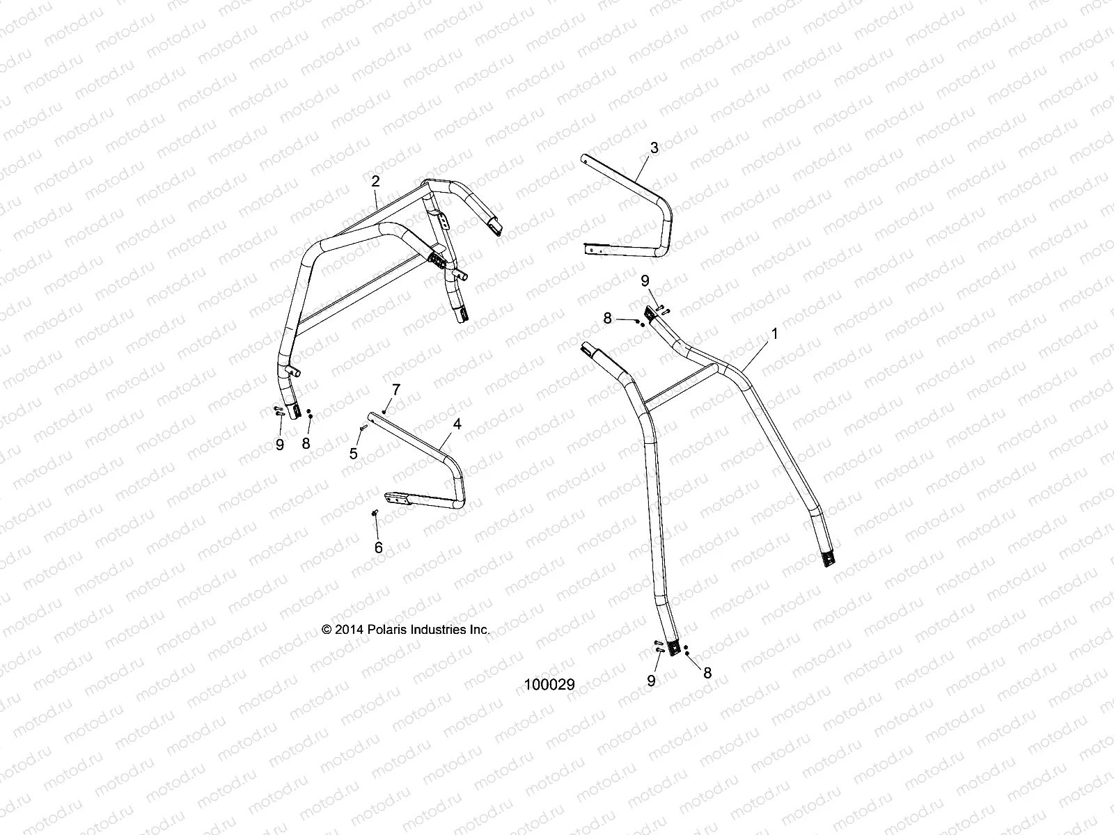 CHASSIS | CHASSIS, CAB FRAME AND SIDE BARS - A15DAH57EJ (100029)