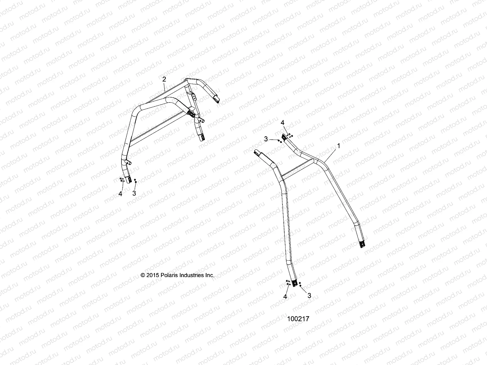 CHASSIS | CHASSIS, CAB FRAME AND SIDE BARS - A16DAE87AL (100217)