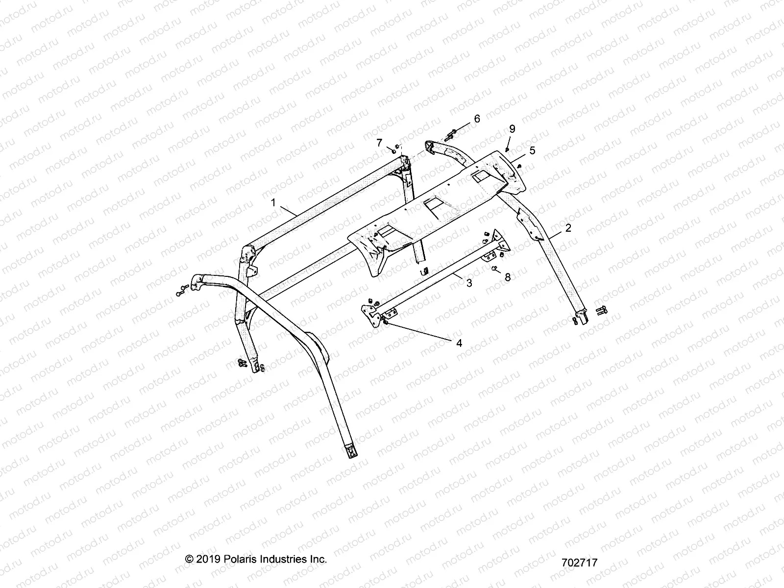 CHASSIS | CHASSIS, CAB FRAME - G20GAP99AM/BM (702717)