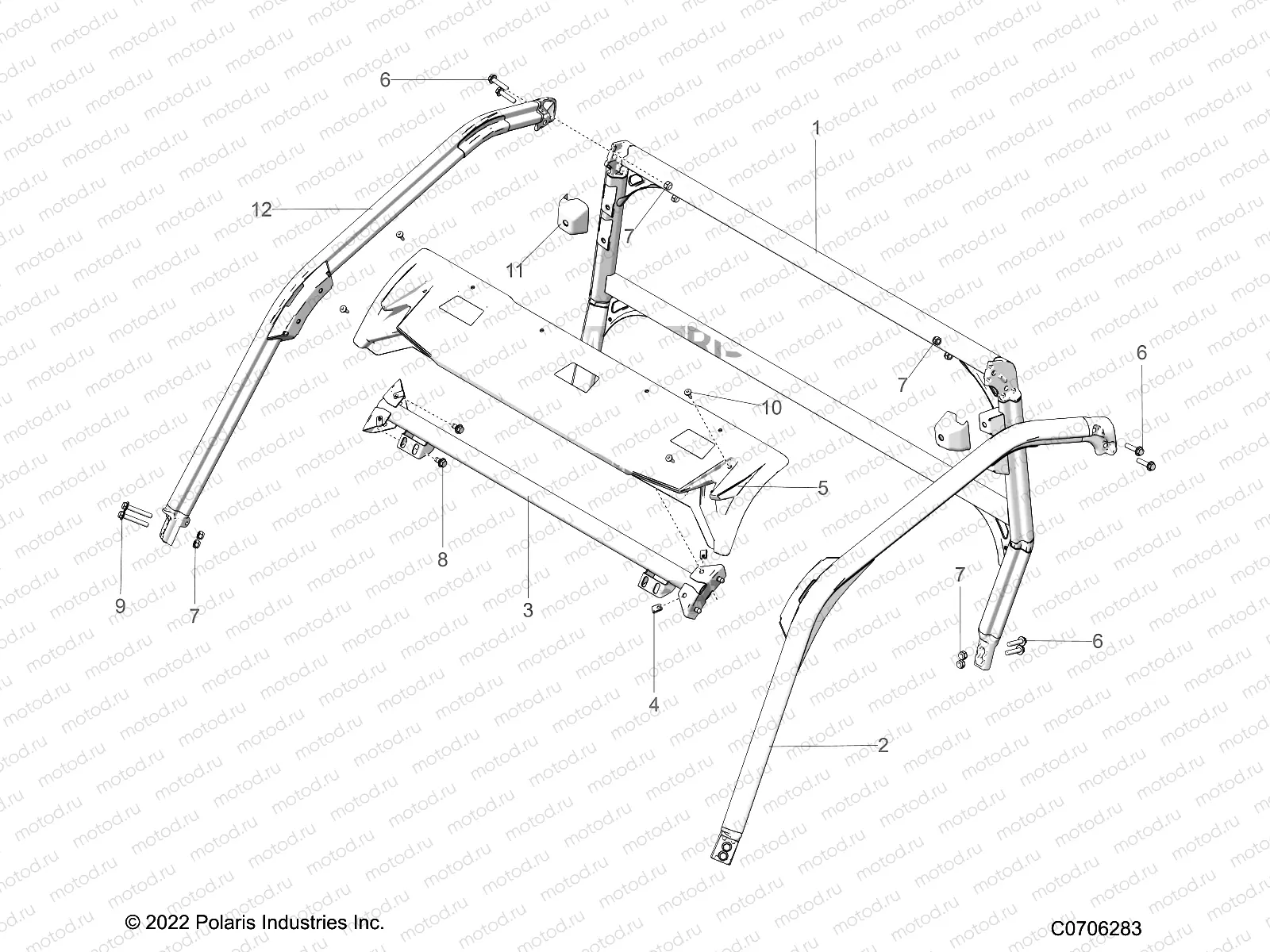 CHASSIS | CHASSIS, CAB FRAME - G23GAB99CG/FG (C0706283)