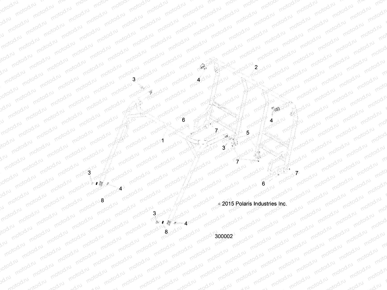 CHASSIS | CHASSIS, CAB FRAME - L15U2NAGFA/MA (300002)
