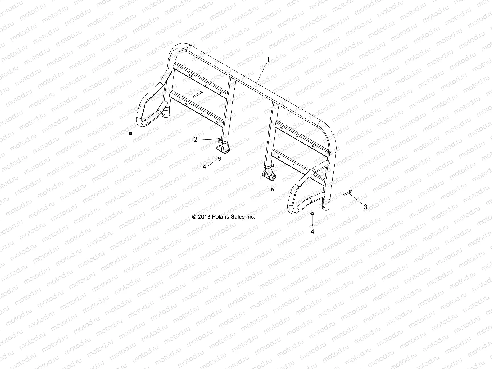 CHASSIS | CHASSIS, CAB FRAME -  L16U2NAEFA/EMA (49LEVFRAME14EM)