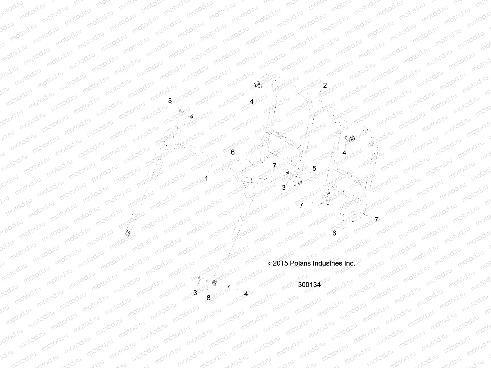 CHASSIS | CHASSIS, CAB FRAME - L18U2NAEFA/FLA (300134)