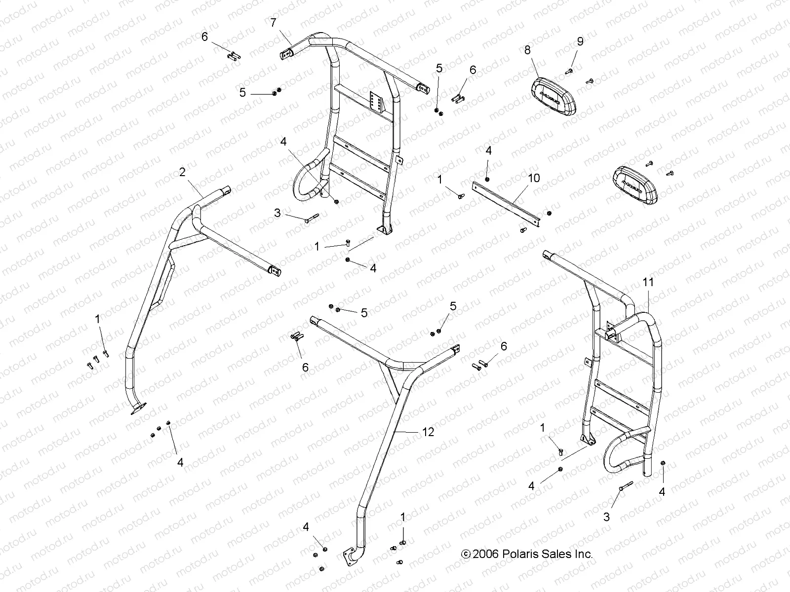 CHASSIS | CHASSIS, CAB FRAME - R08RF68AD/AF/AZ (4999203249920324A03)