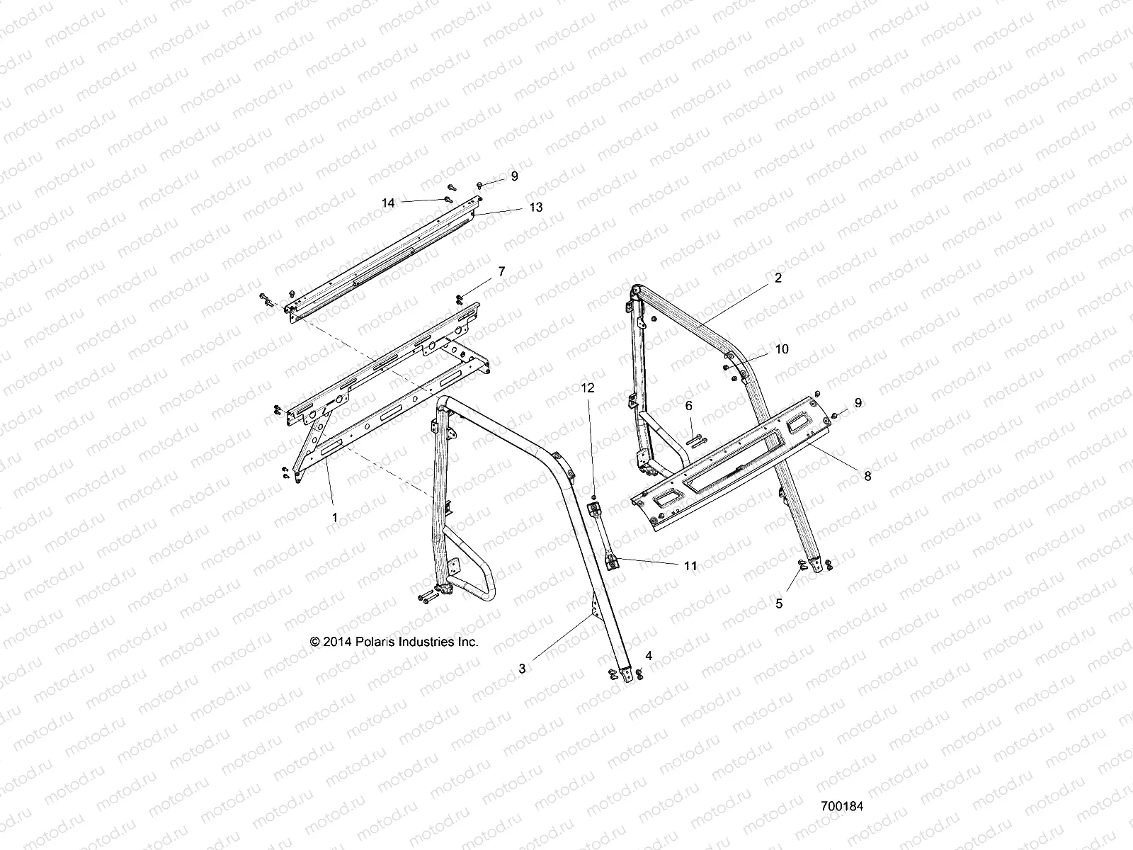 CHASSIS | CHASSIS, CAB FRAME - R16RMA32A1/A2 (700184)