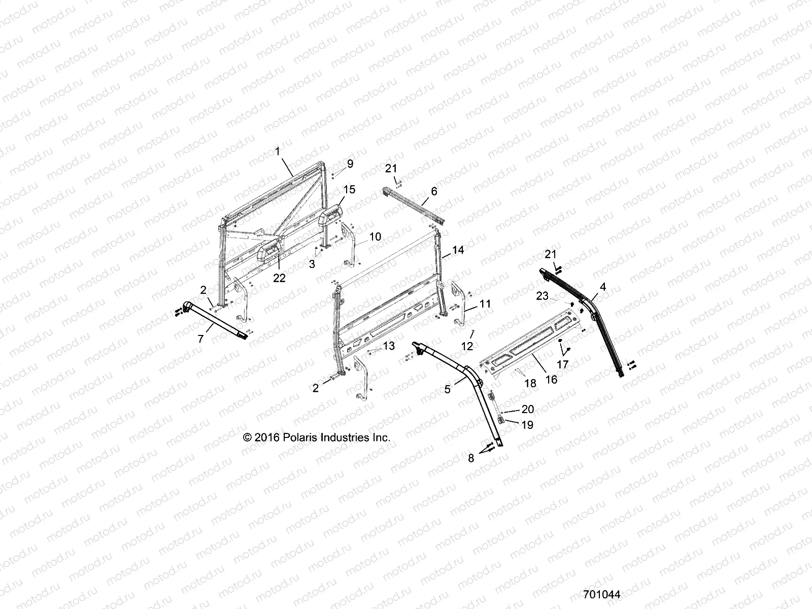 CHASSIS | CHASSIS, CAB FRAME - R18RVAD1B1 (701044)