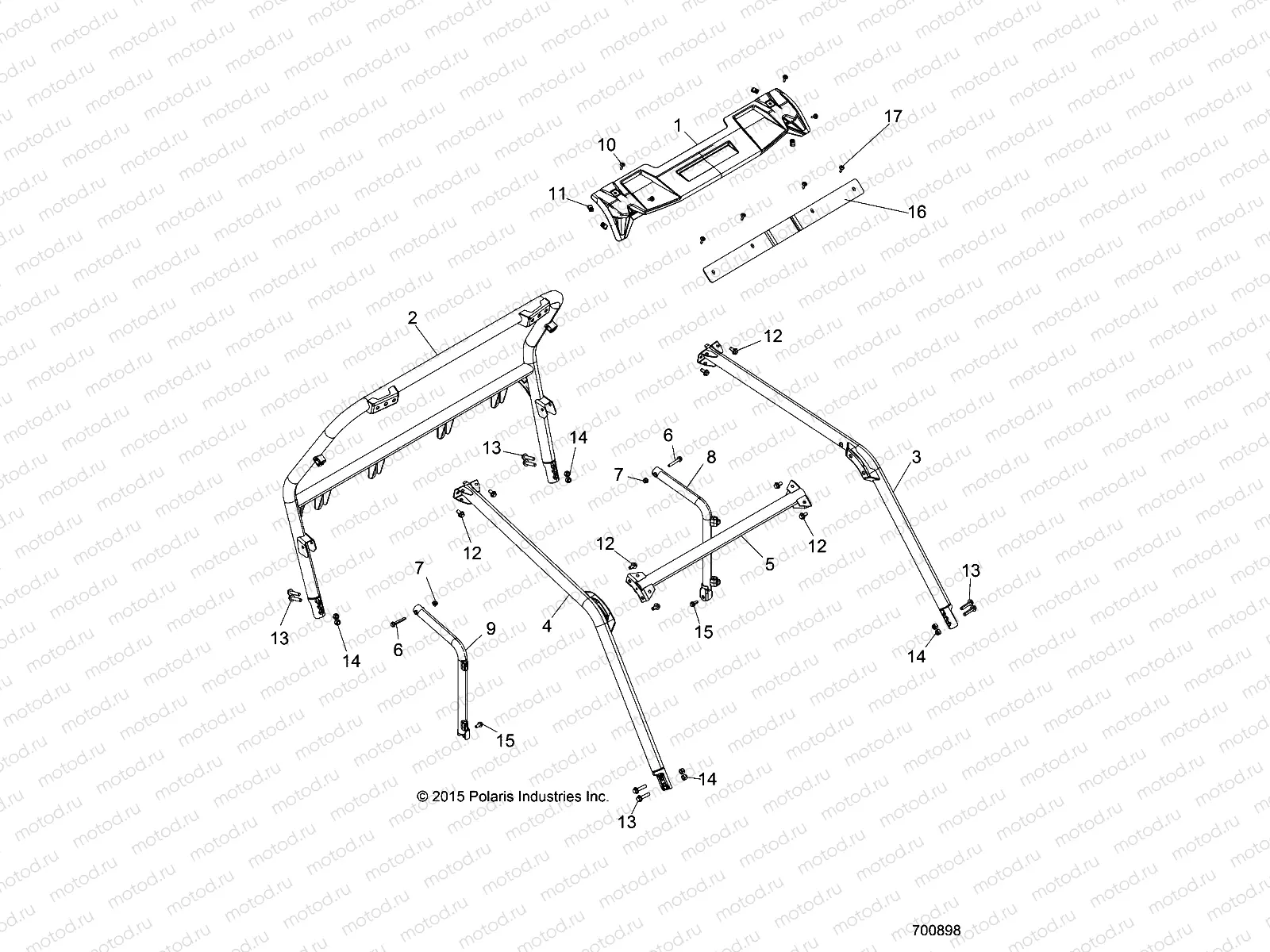 CHASSIS | CHASSIS, CAB FRAME - Z16VBA87A2/AB/L2/E87AB/AR/LB/AE/AS (700898)