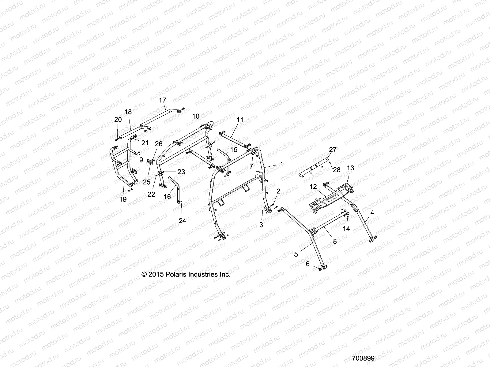 CHASSIS | CHASSIS, CAB FRAME - Z16VCE87AB/AR/AE/AS (700899)