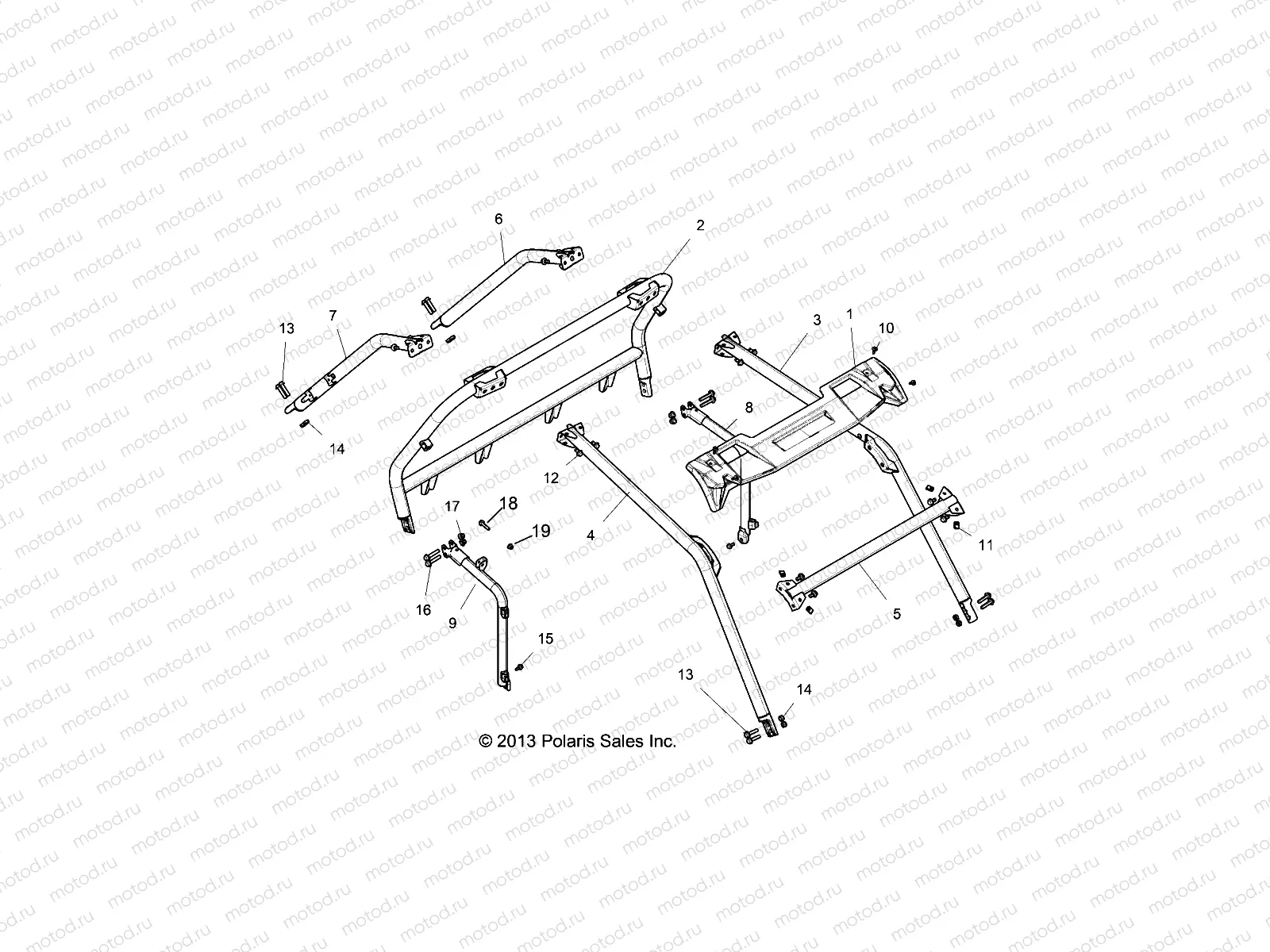 CHASSIS | CHASSIS, CAB FRAME - Z16VDE99FM/NM (700581)