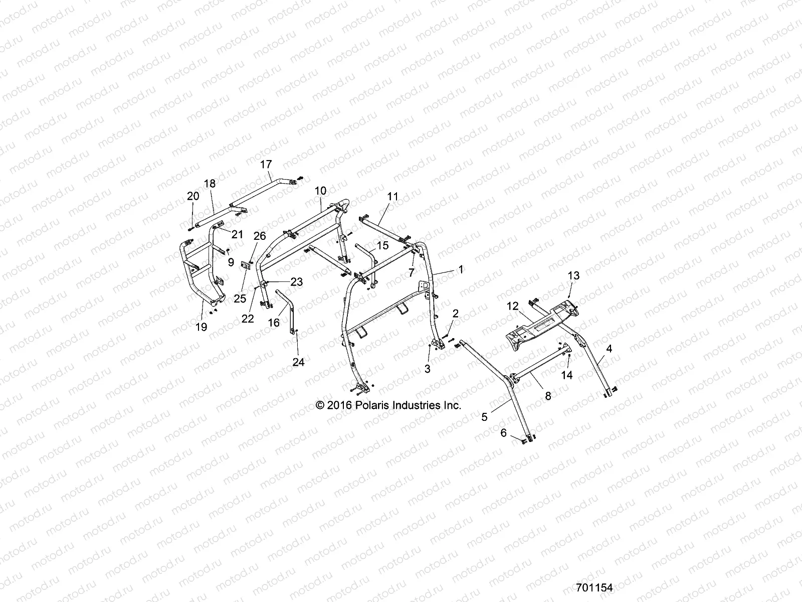 CHASSIS | CHASSIS, CAB FRAME - Z18VCE87BK/BU/BR/LU (700899)