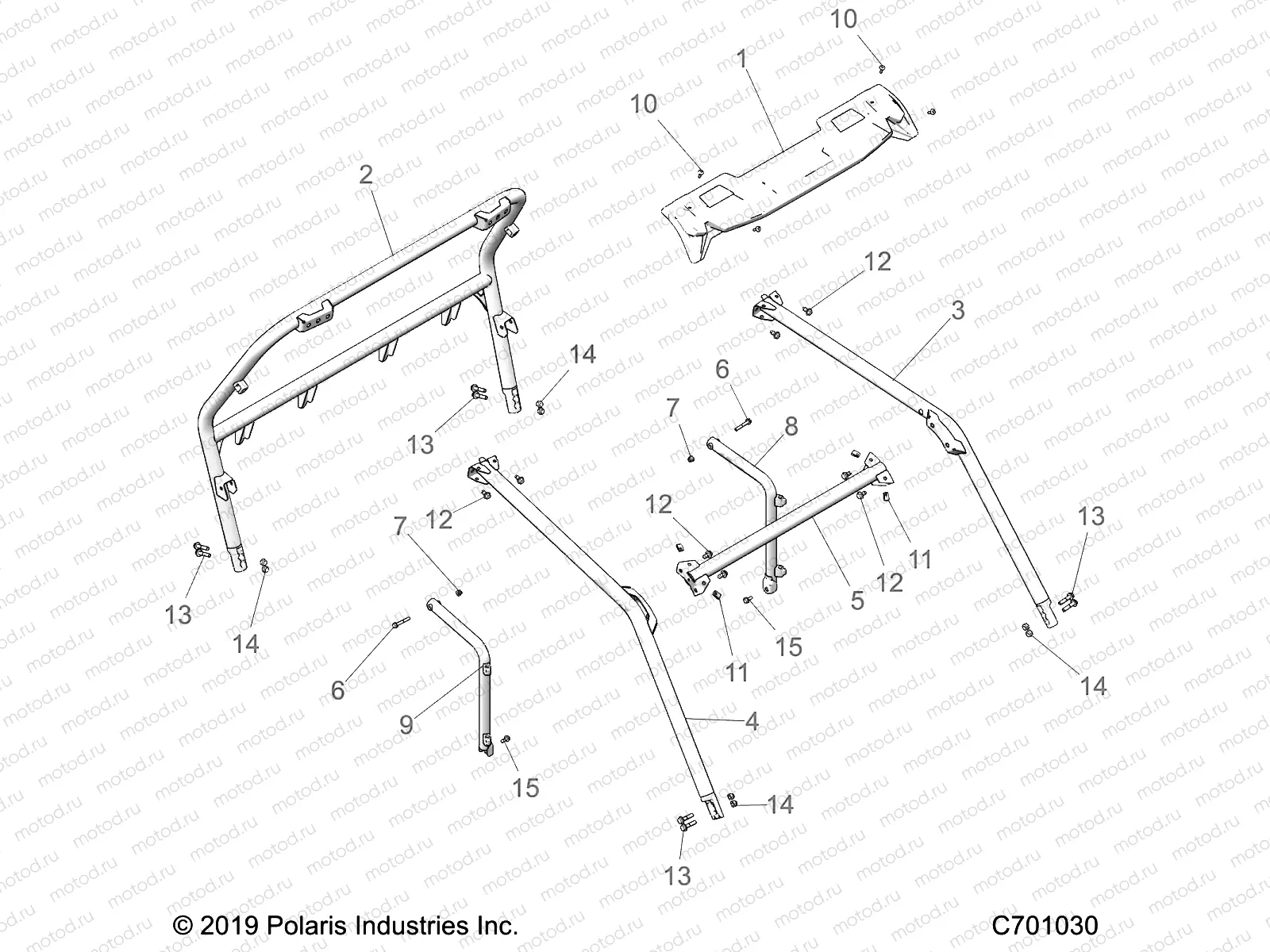 CHASSIS | CHASSIS, CAB FRAME - Z20A5A87B2/E87BP/BK/BX (C701030)