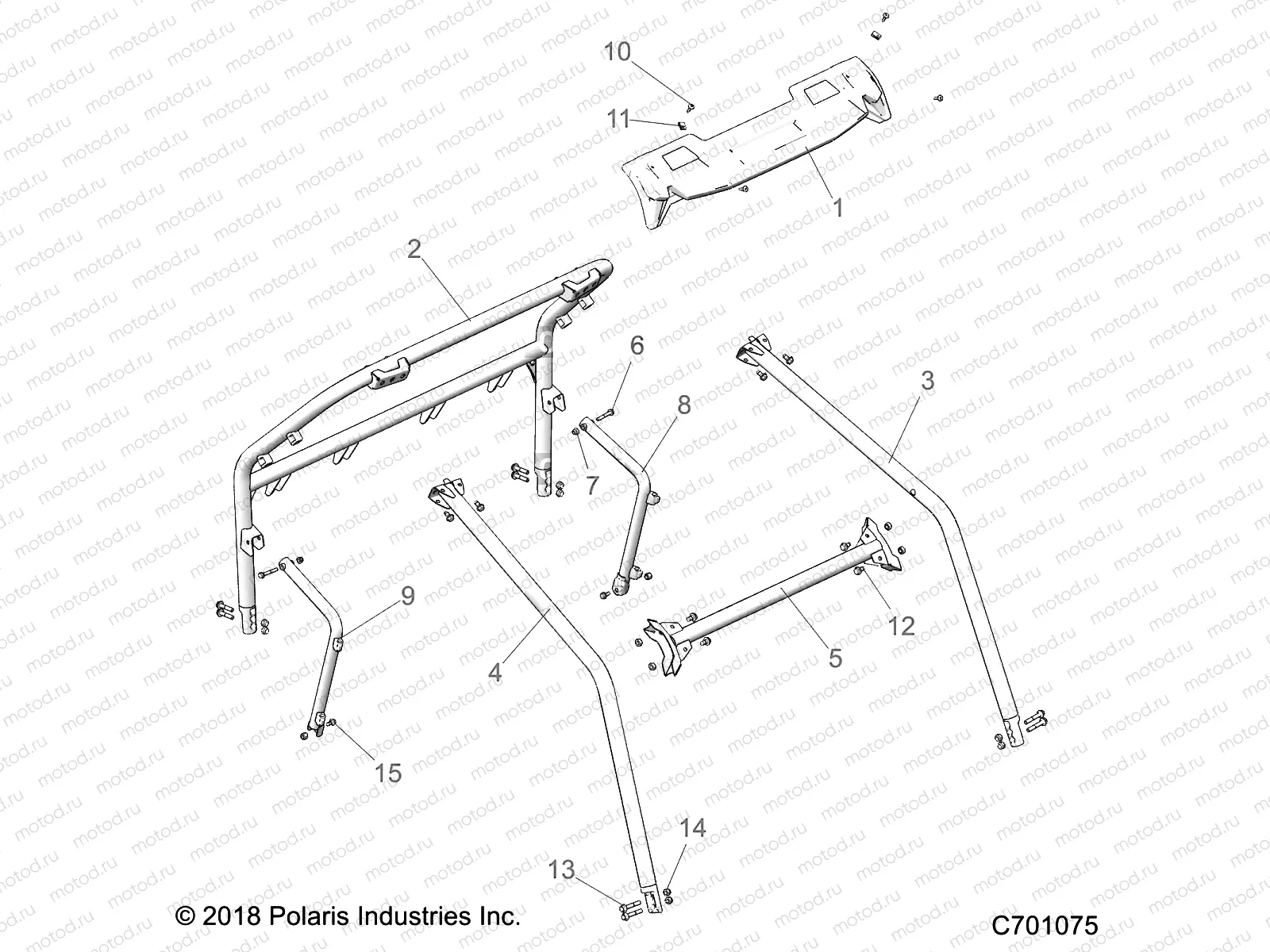 CHASSIS | CHASSIS, CAB FRAME - Z20ASS99C2/CH (C701075)