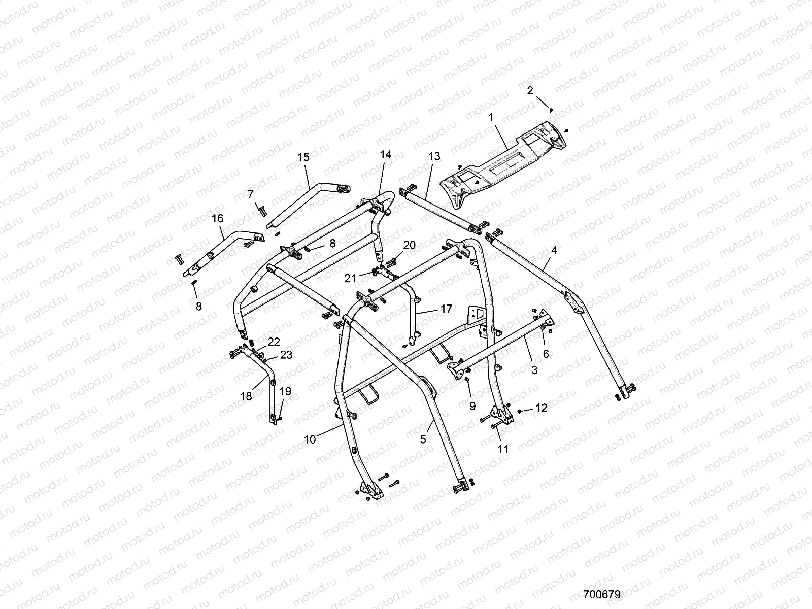 CHASSIS | CHASSIS, CAB FRAME - Z20N4E92AL/AR/BL/BR/F92AL/AR (700679)