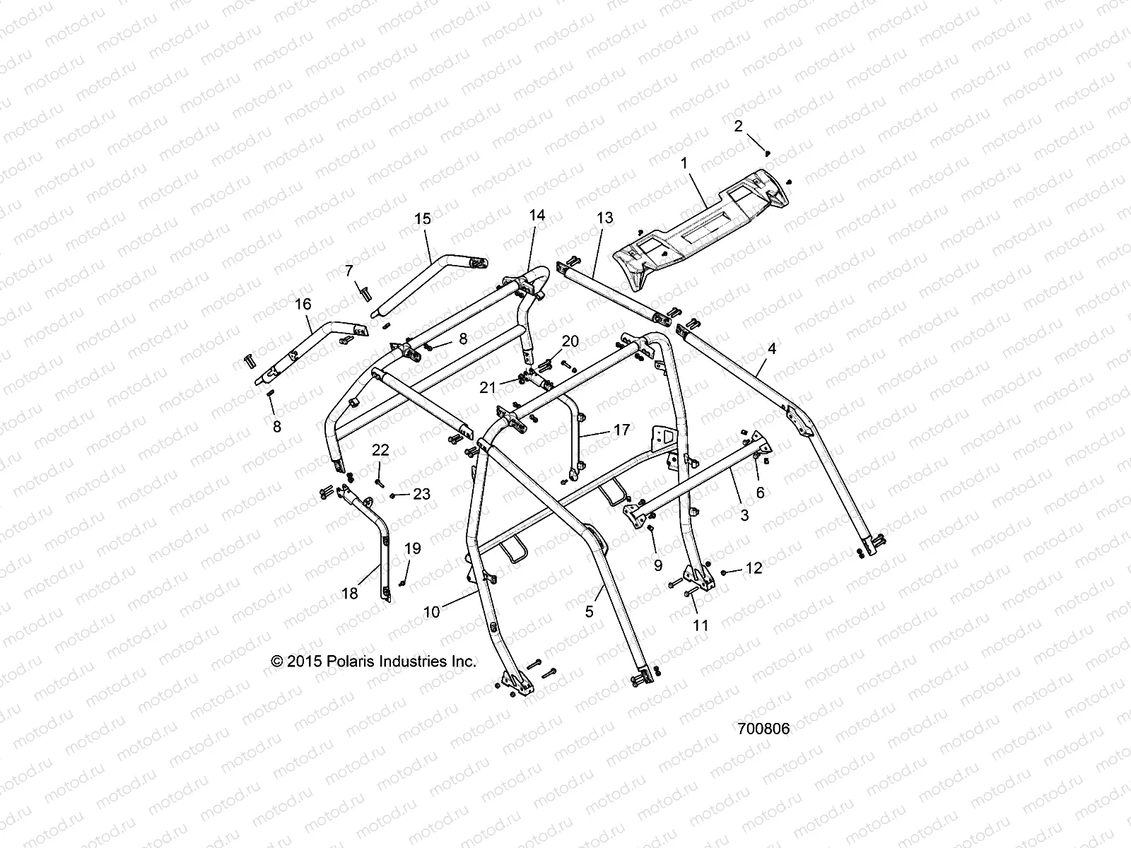CHASSIS | CHASSIS, CAB FRAME - Z20N4E99AC/AL/AN/BC/BL/BN/M99AL/K99AF/AK/BF/BK (700806)