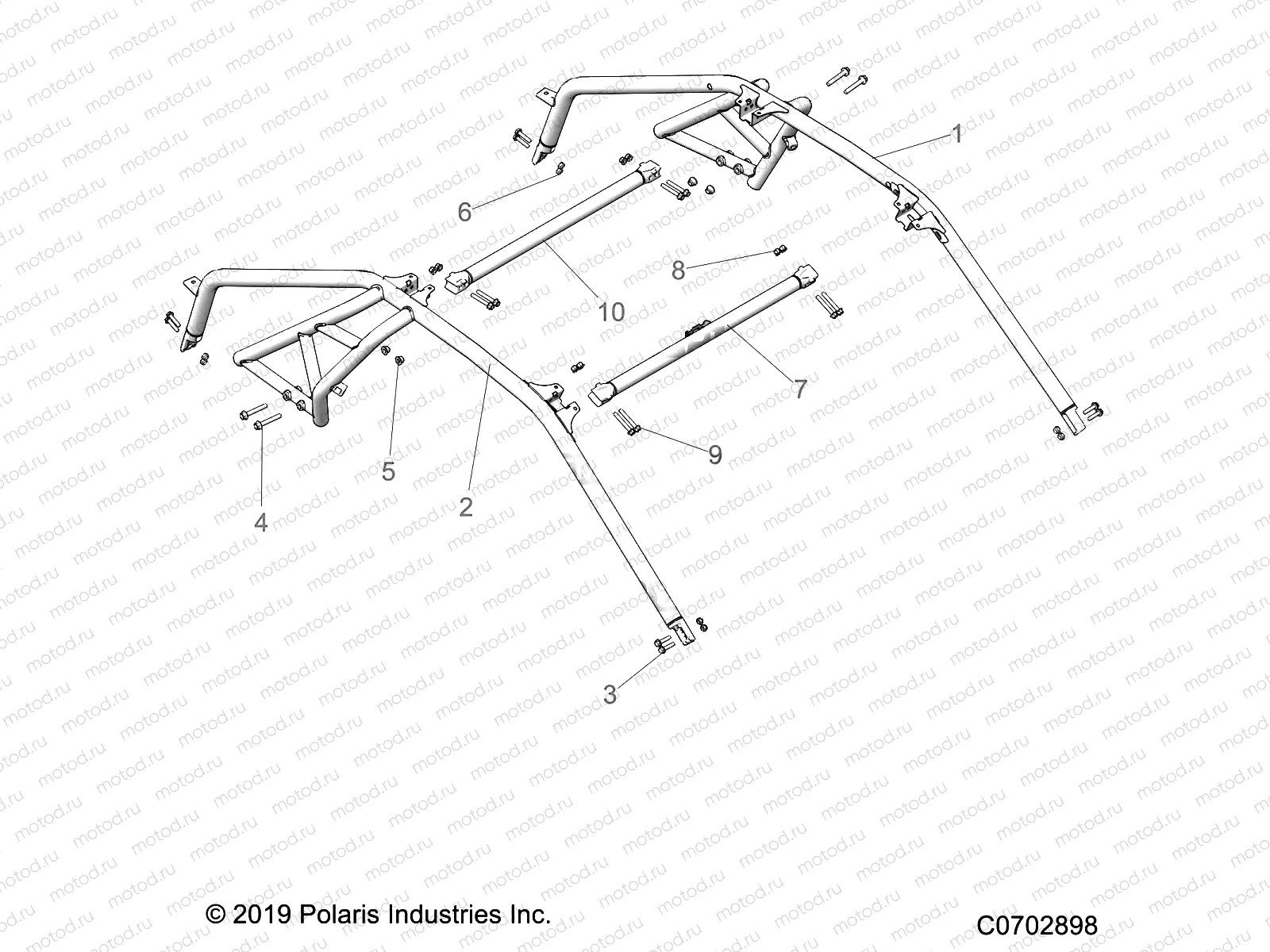 CHASSIS | CHASSIS, CAB FRAME - Z20RAB92AC/BC/AR/BR/D92AC/BC/AR/BR (C0702898)
