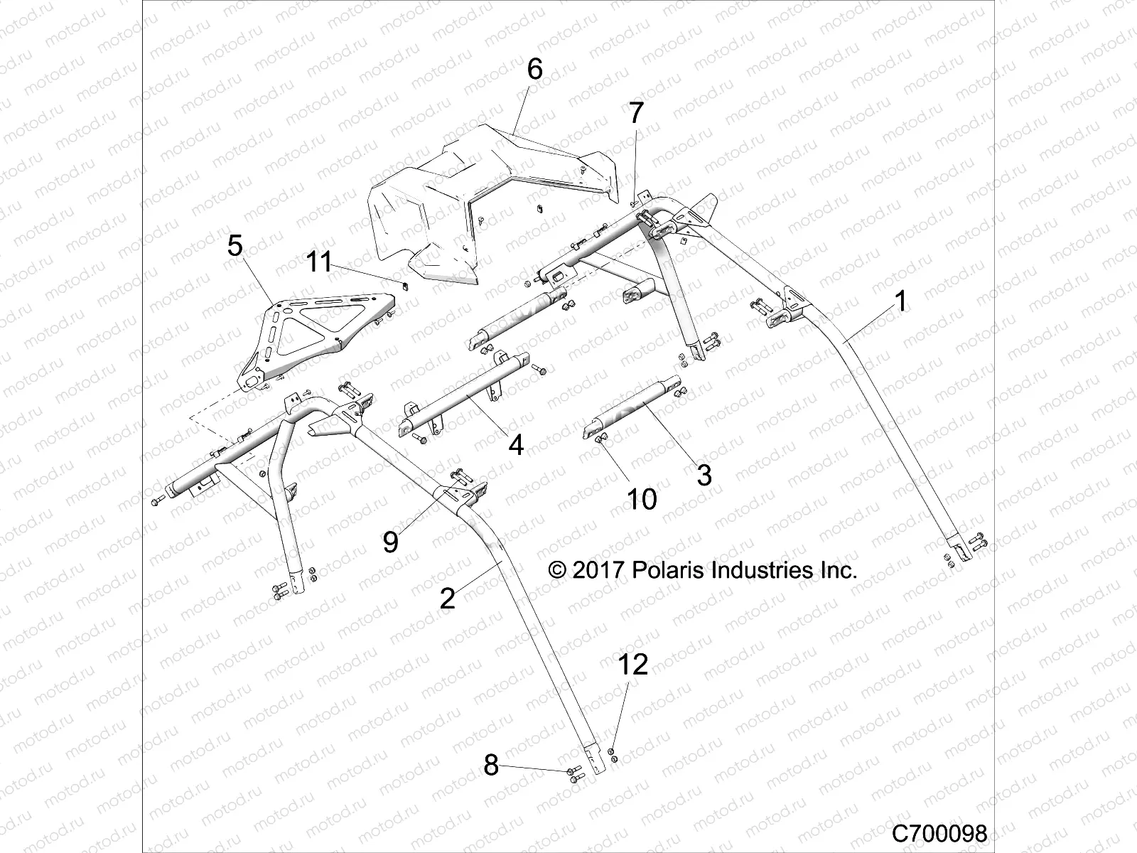 CHASSIS | CHASSIS, CAB FRAME - Z20S1E99NG (C700098)