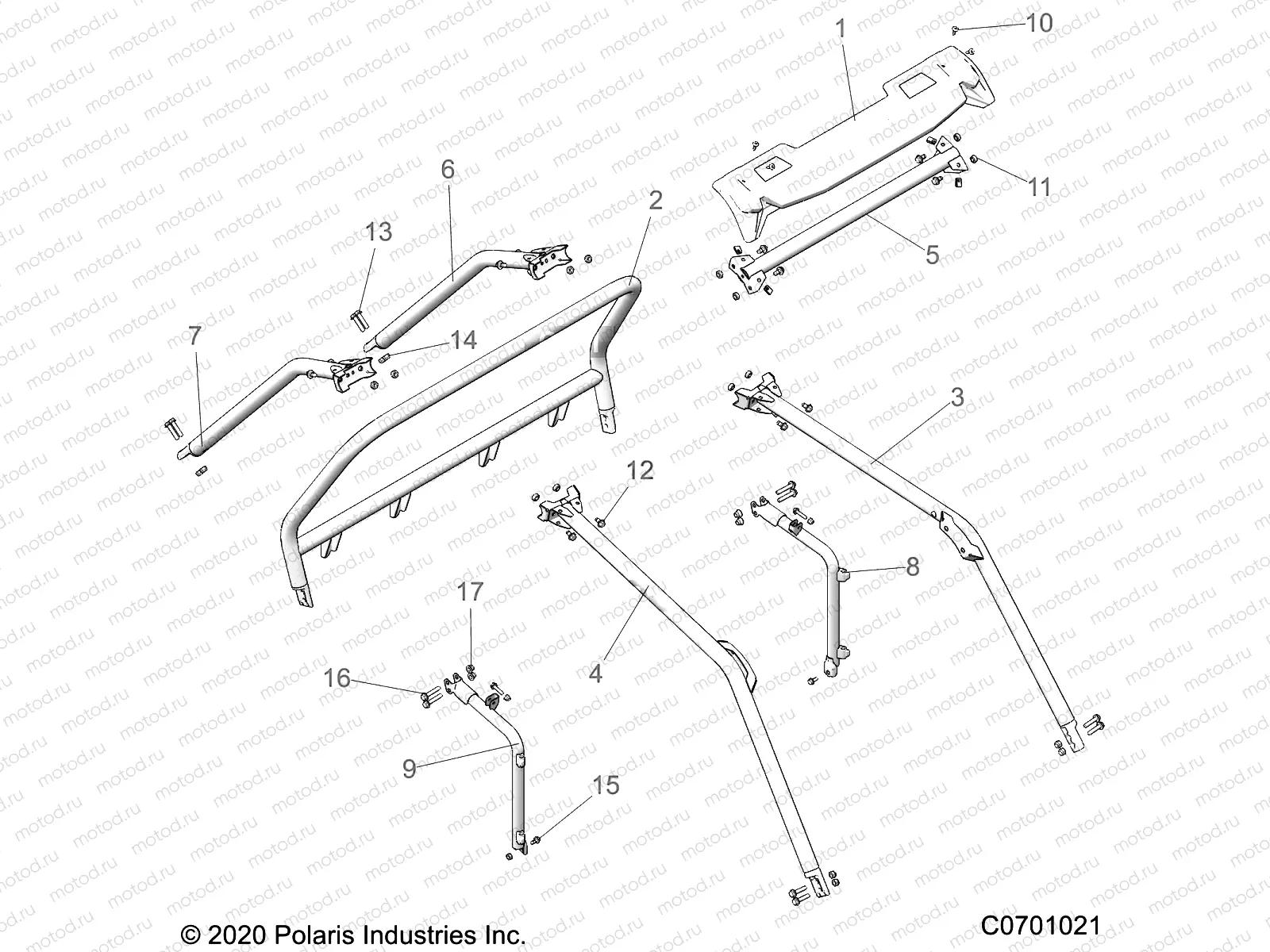CHASSIS | CHASSIS, CAB FRAME - Z21NAM99AG (C0701021)