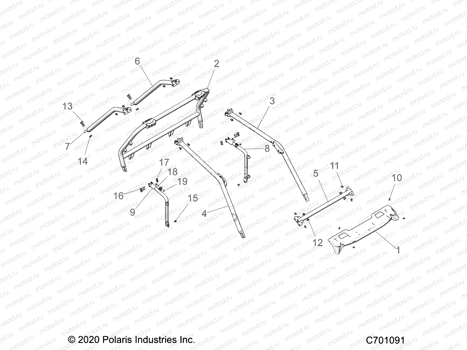 CHASSIS | CHASSIS, CAB FRAME - Z22NAS99CK/FK (C701091)