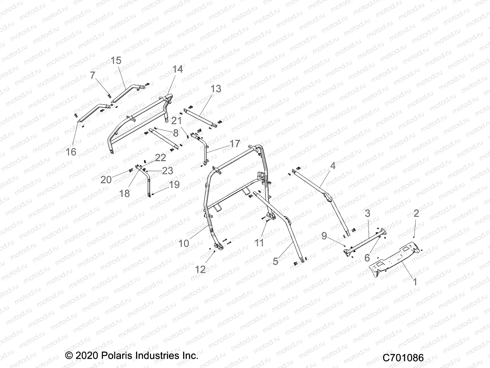 CHASSIS | CHASSIS, CAB FRAME - Z23N4K99A/99B (C701086)