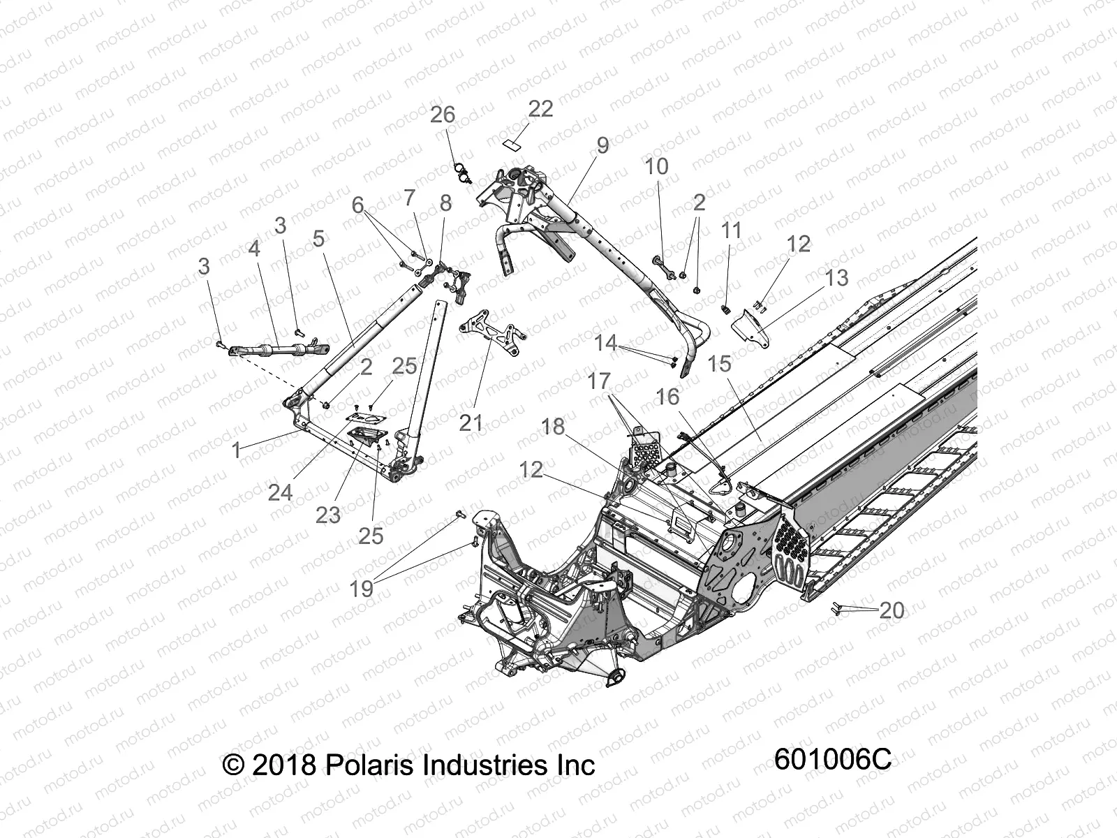 CHASSIS | CHASSIS, CHASSIS ASM. and OVER STRUCTURE - S20EHM8RS ALL OPTIONS (601006C)