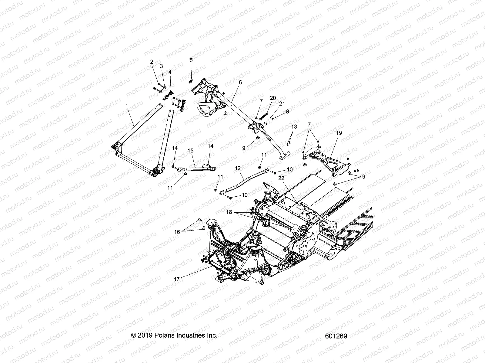 CHASSIS | CHASSIS, CHASSIS ASM. and OVER STRUCTURE - S21EDB6PSL (601269)