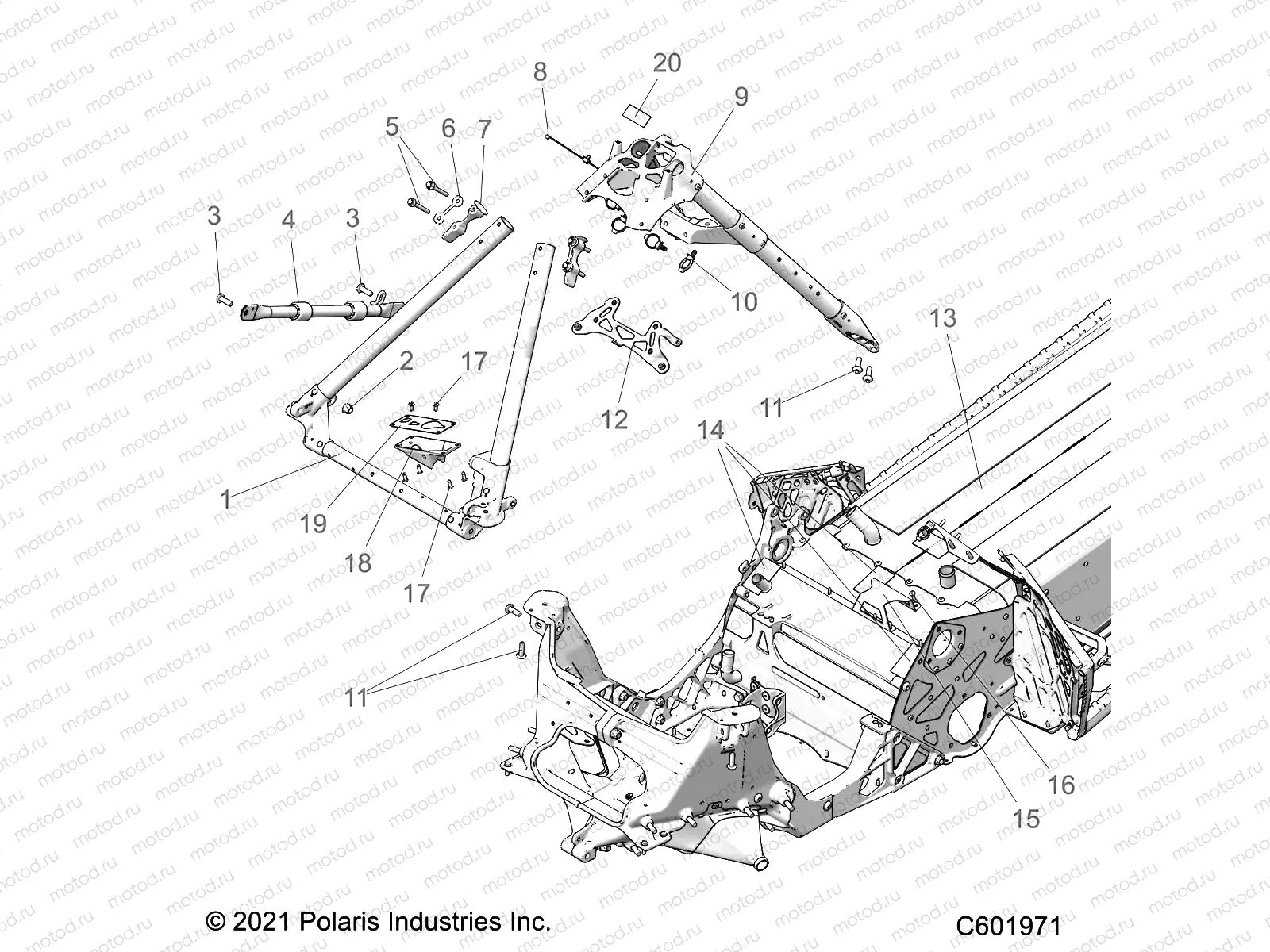 CHASSIS | CHASSIS, CHASSIS ASM. and OVER STRUCTURE - S22TLG8RS/8RE ALL OPTIONS (C601971)