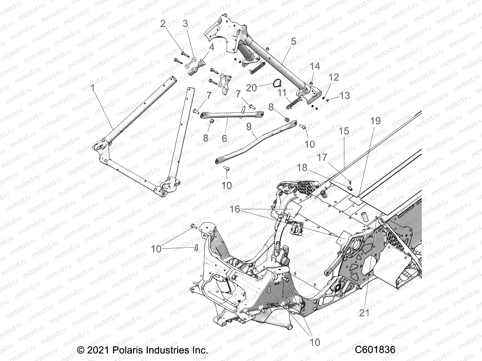 CHASSIS | CHASSIS, CHASSIS ASM. and OVER STRUCTURE - S23TDL6KSA (C601836)