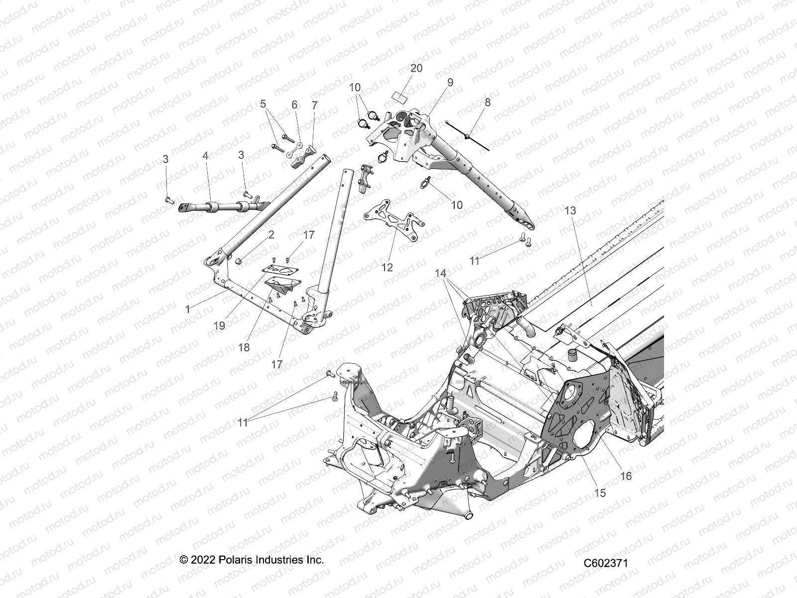 CHASSIS | CHASSIS, CHASSIS ASM. and OVER STRUCTURE - S23TGG9BS/TGY9BS (C602371)