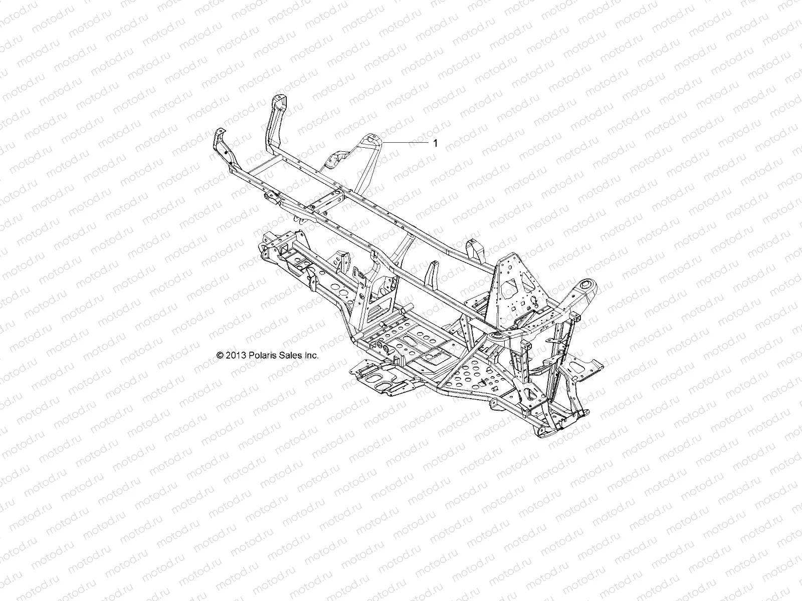 CHASSIS | CHASSIS, FRAME - A14DH57AA/AJ (49ATVFRAME14SP570TRG)