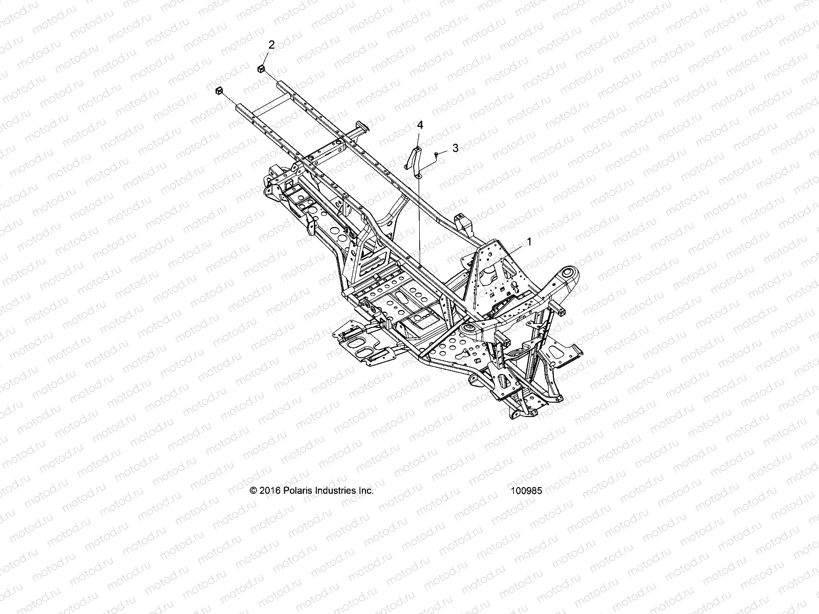 CHASSIS | CHASSIS, FRAME - A18SWE57F1 (100985)